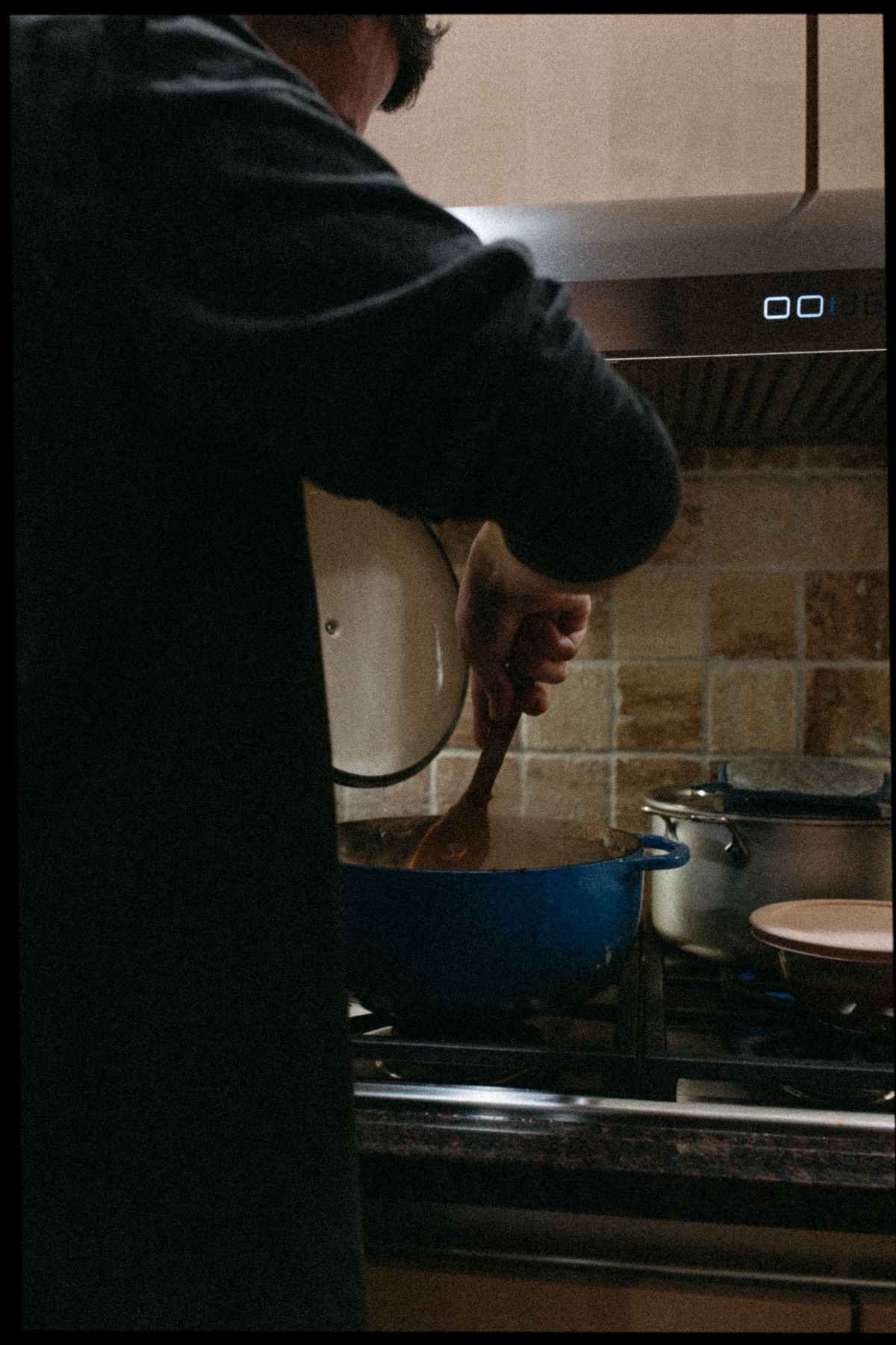 Cooking on the stove